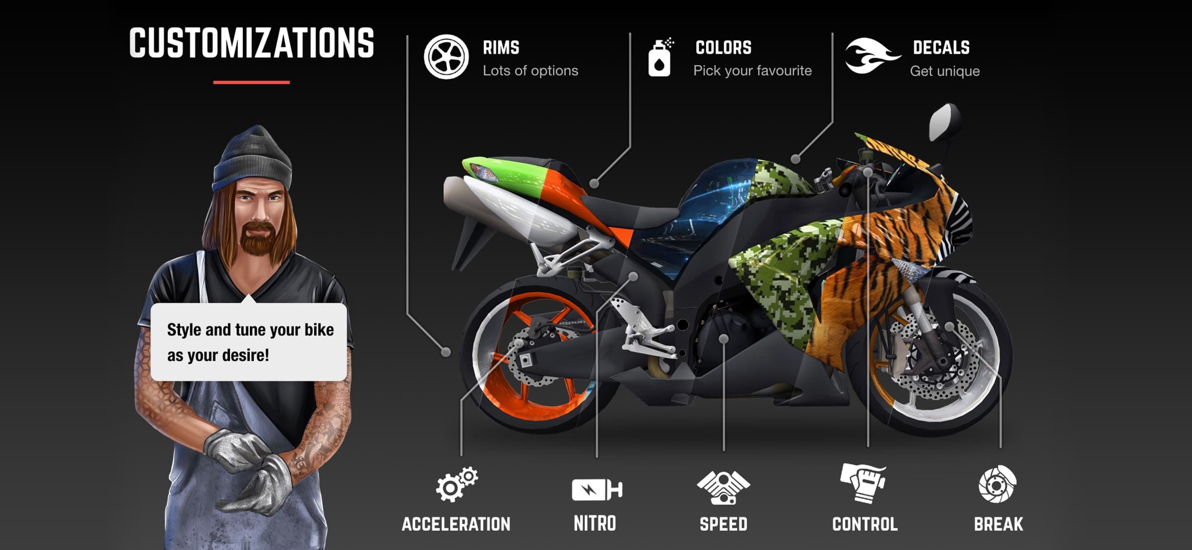 Racing Fever: Moto screenshot 2 - screenshot