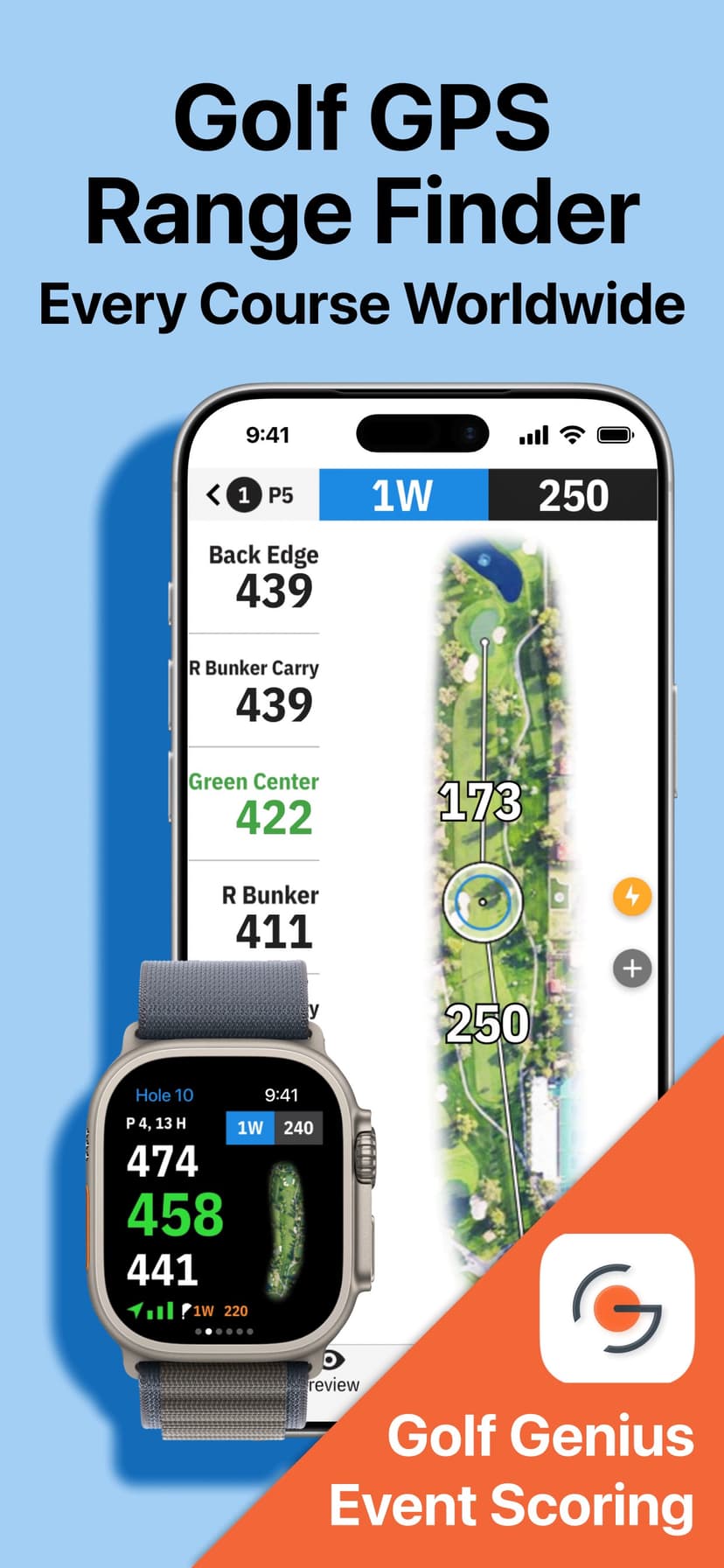 Golfshot Golf GPS Range Finder screenshot 1 - screenshot