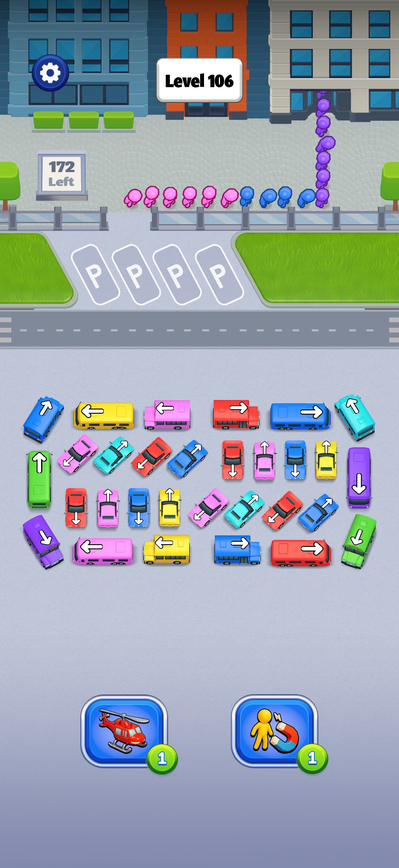 Bus Queue: Traffic Puzzle screenshot 2 - screenshot