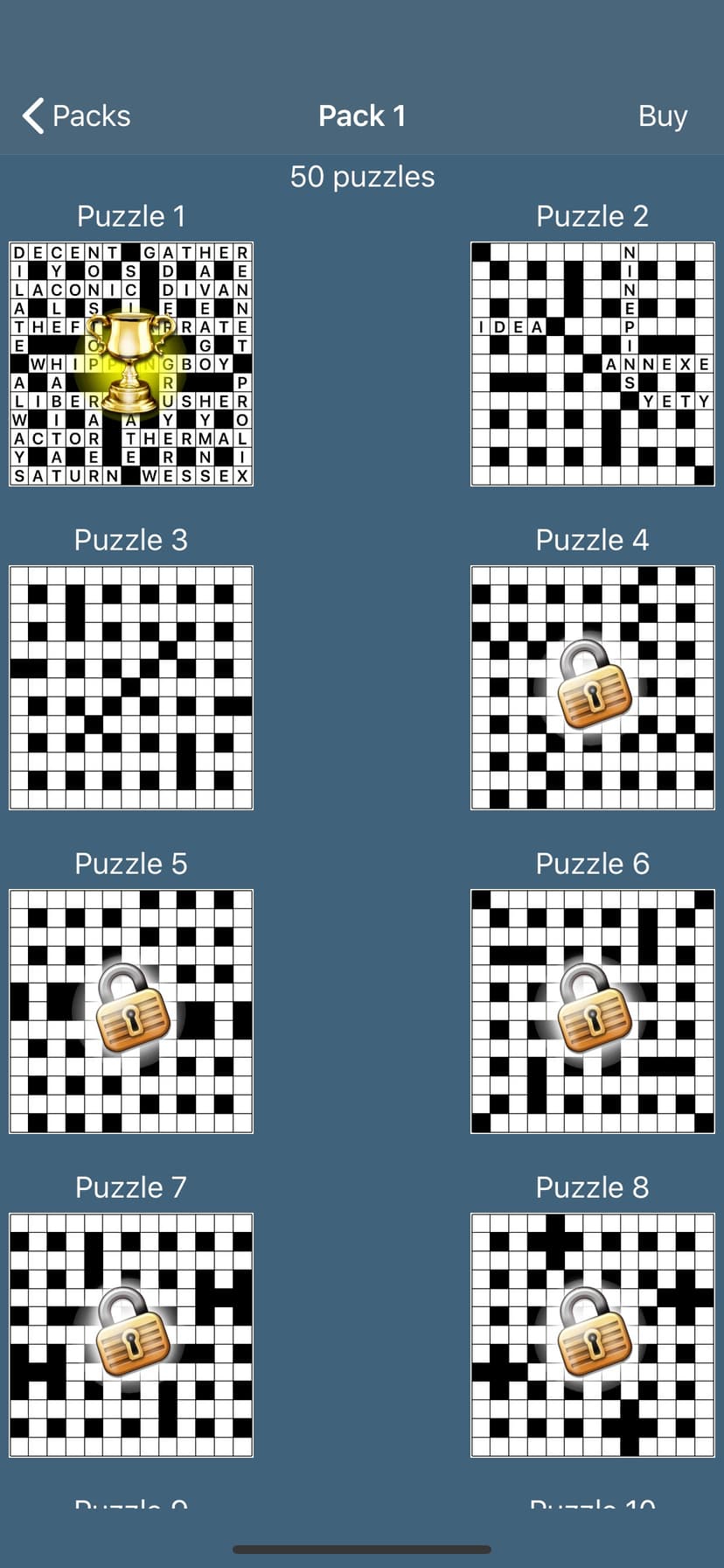 Best Quick Crosswords screenshot 6 - screenshot