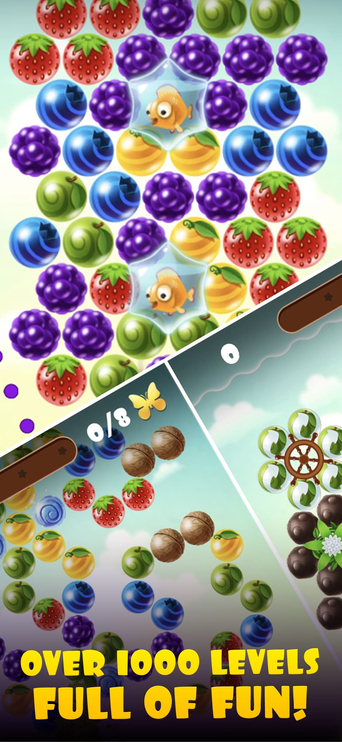 Fruity Cat Pop: bubble shooter screenshot 2 - screenshot
