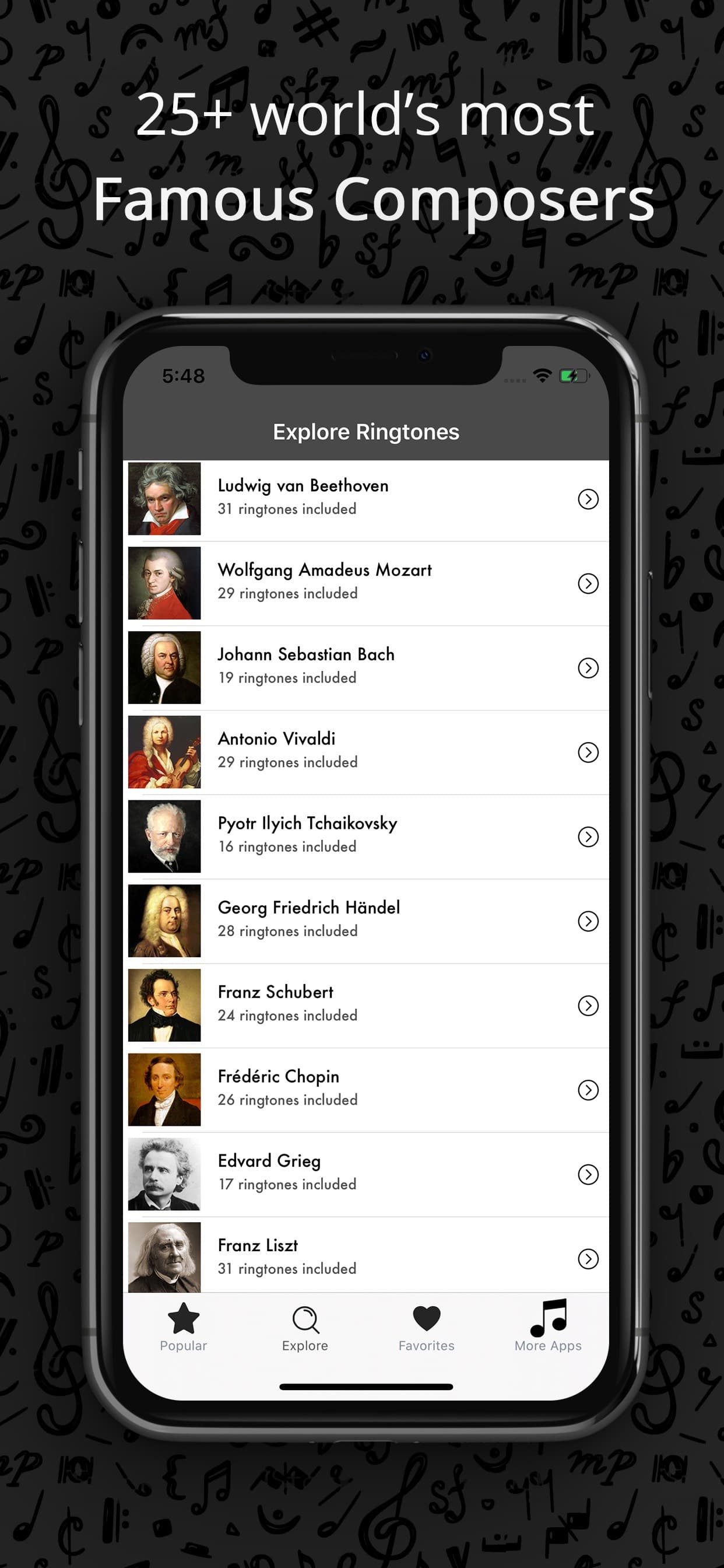 Classical Music Song Ringtones screenshot 2 - screenshot