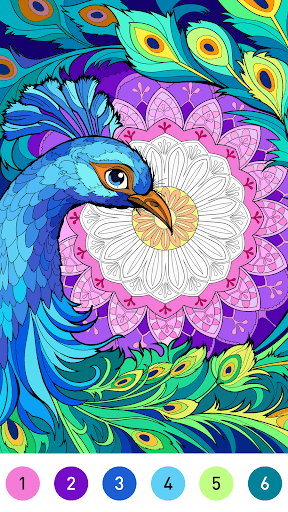 Mandala Color by Number Book screenshot 1 - screenshot