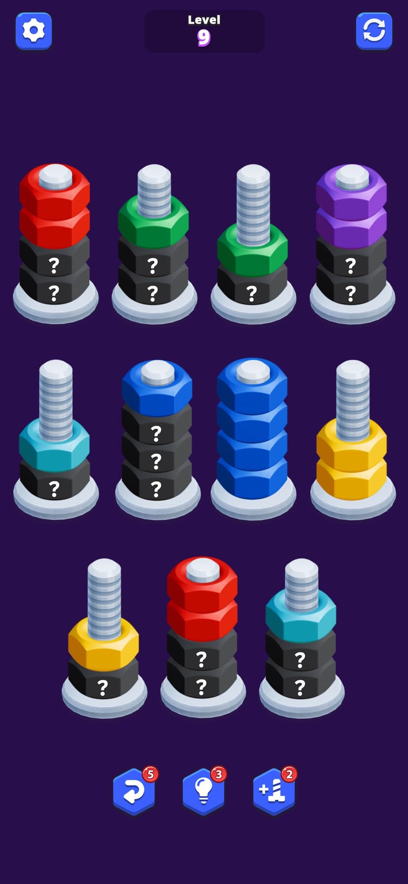 Nuts Sort Master™: Bolts Sort screenshot 3 - screenshot
