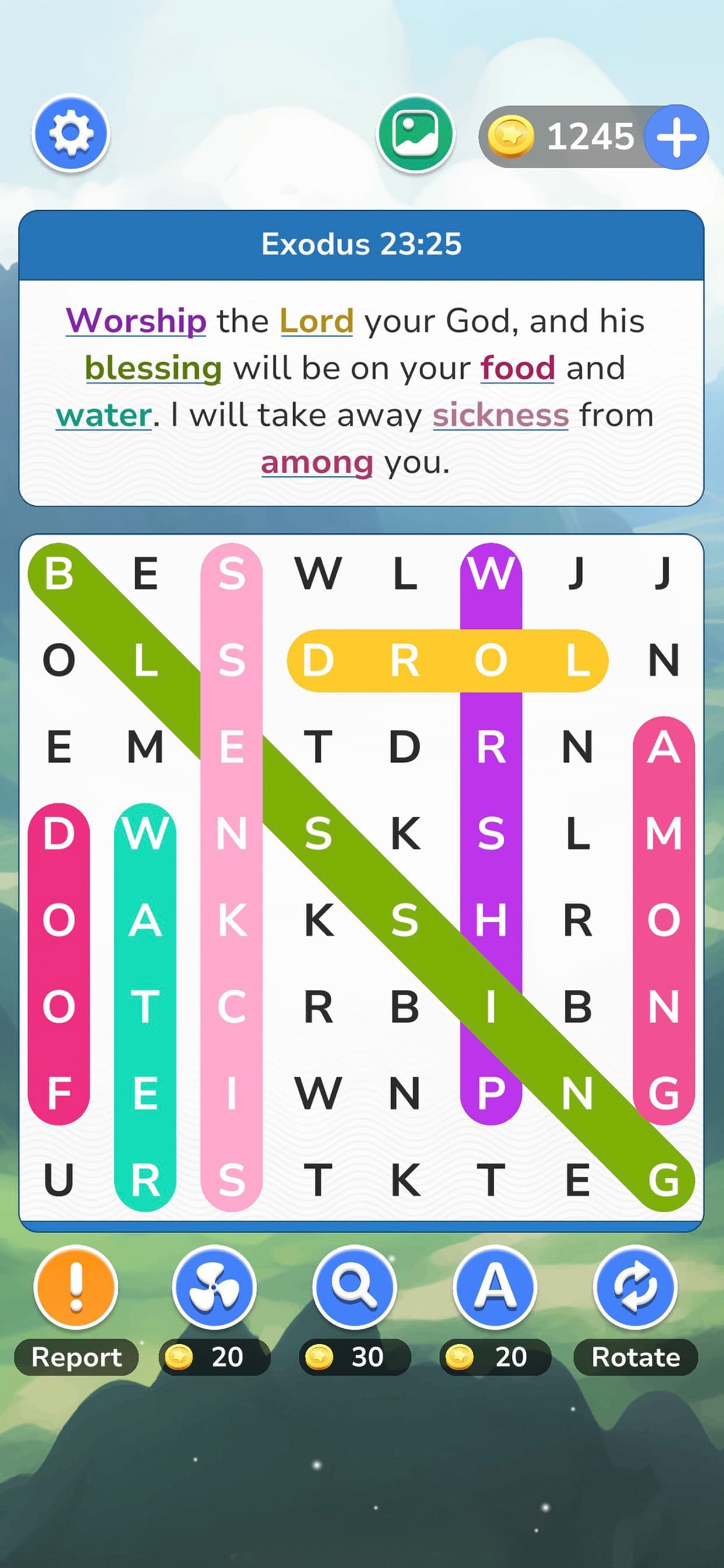 Bible Word Search Games screenshot 4 - screenshot