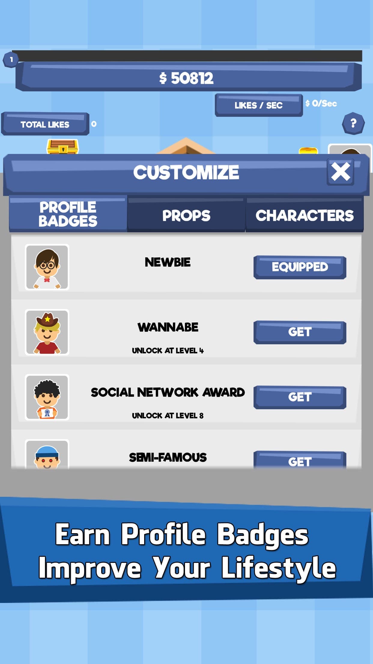 Social Tycoon - Idle Clicker screenshot 5 - screenshot