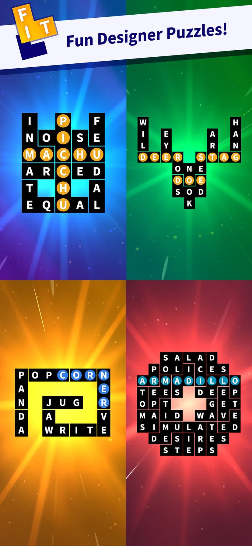 Flow Fit - Word Puzzle screenshot 3 - screenshot
