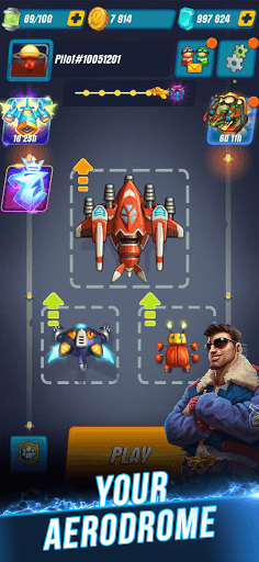 HAWK: Airplane Space games screenshot 9 - screenshot