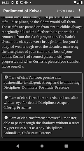 Vampire — Parliament of Knives screenshot 5 - screenshot