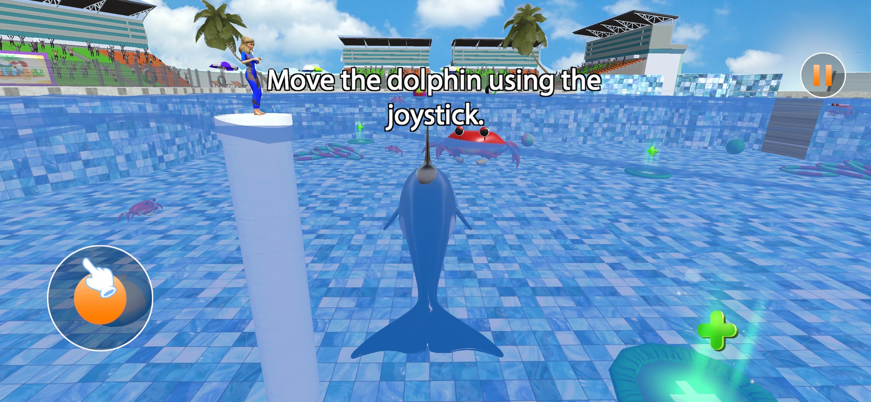 Dolphin & Shark Simulator Game screenshot 1 - screenshot
