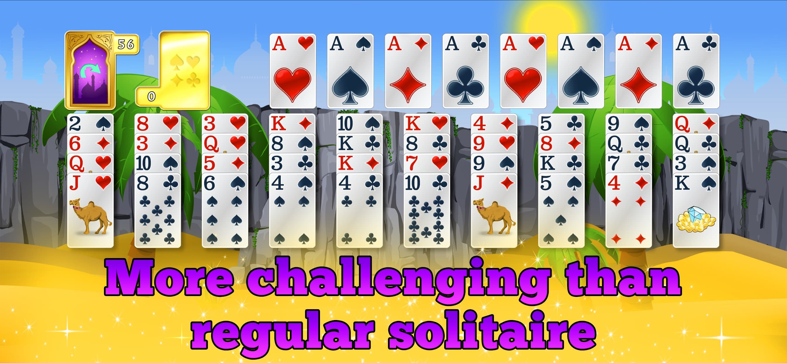 Forty Thieves Solitaire Gold screenshot 1 - screenshot