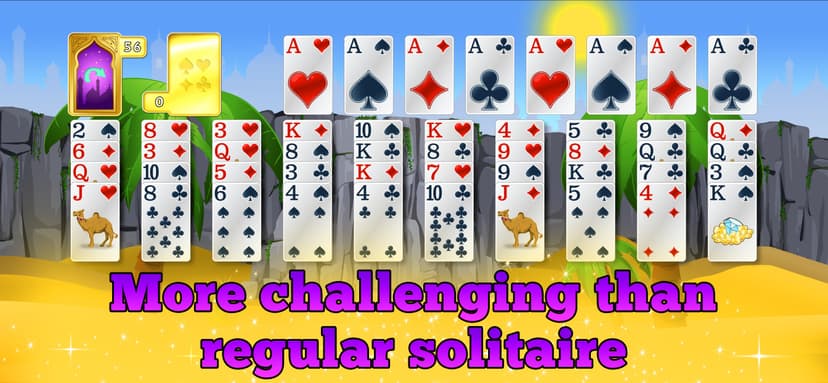 Forty Thieves Solitaire Gold screenshot 1 - screenshot