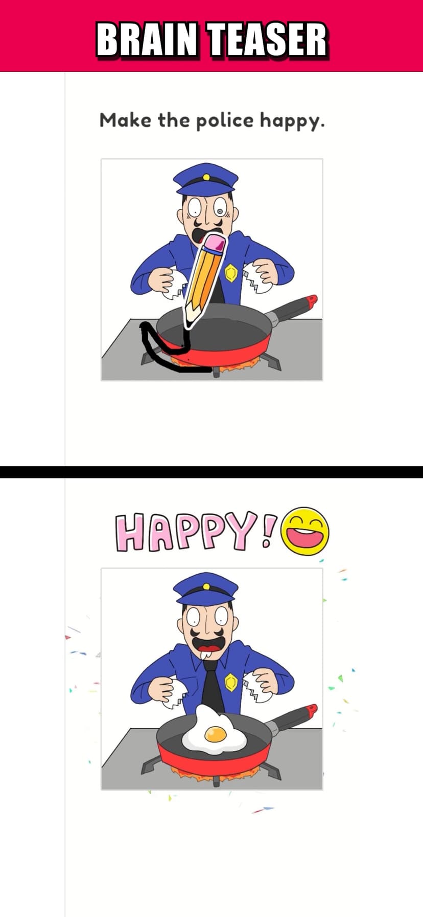 Draw Happy Police: Trivia Game screenshot 2 - screenshot