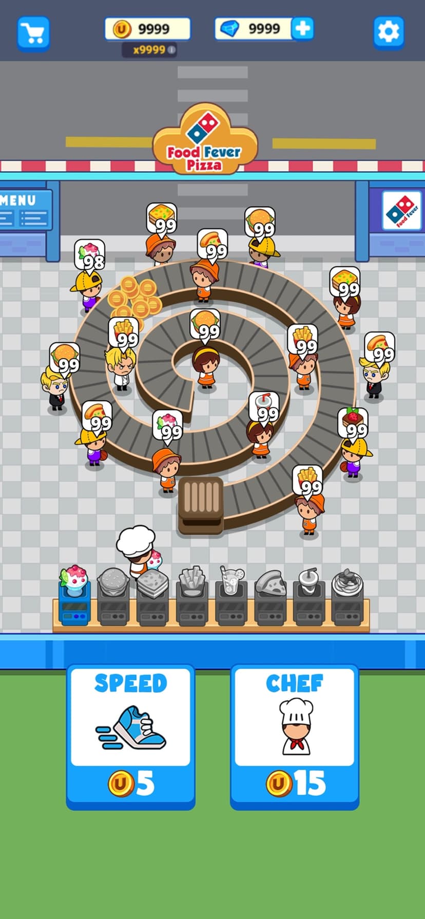 Food Fever: Idle Restaurant screenshot 1 - screenshot
