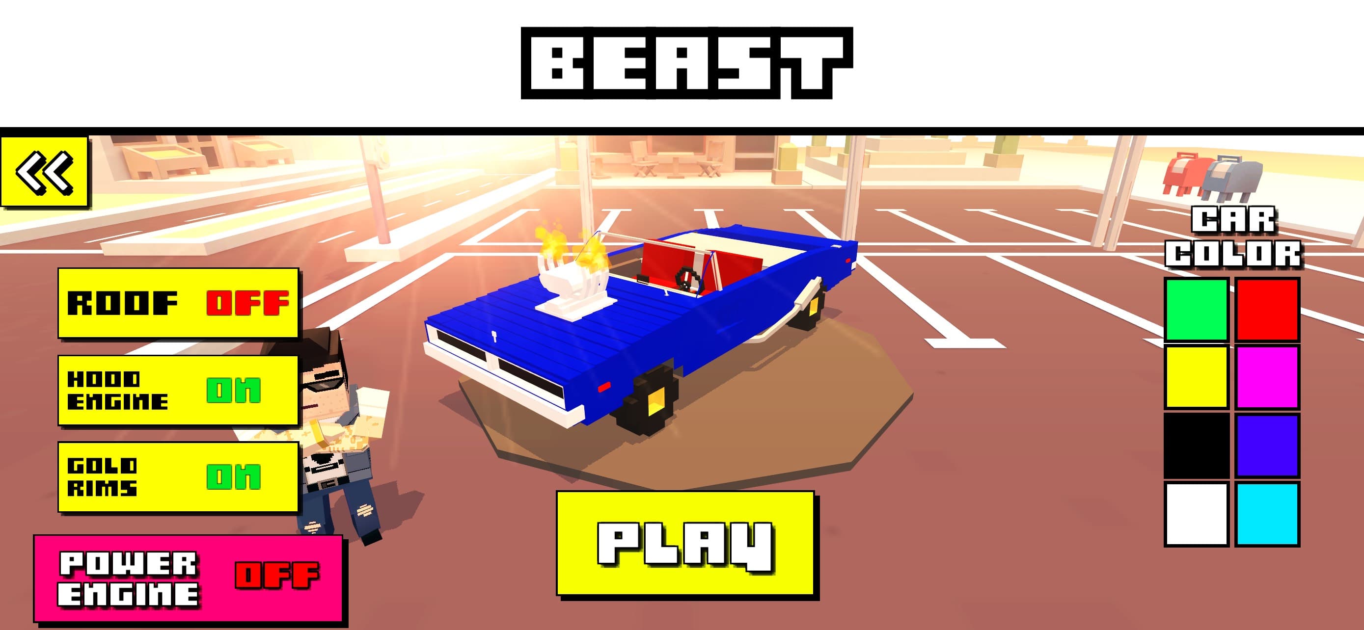 Blocky Car Racer screenshot 5 - screenshot