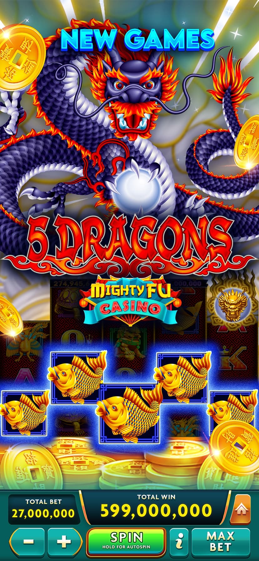 Mighty Fu Casino: Slots Game screenshot 4 - screenshot