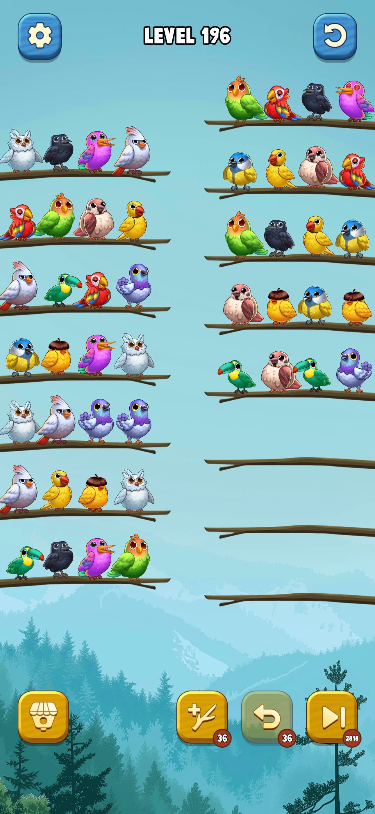 Jungle Bird Sort screenshot 2 - screenshot