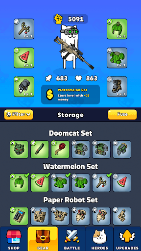 Gun Hero: Cat Survival Shooter screenshot 8 - screenshot