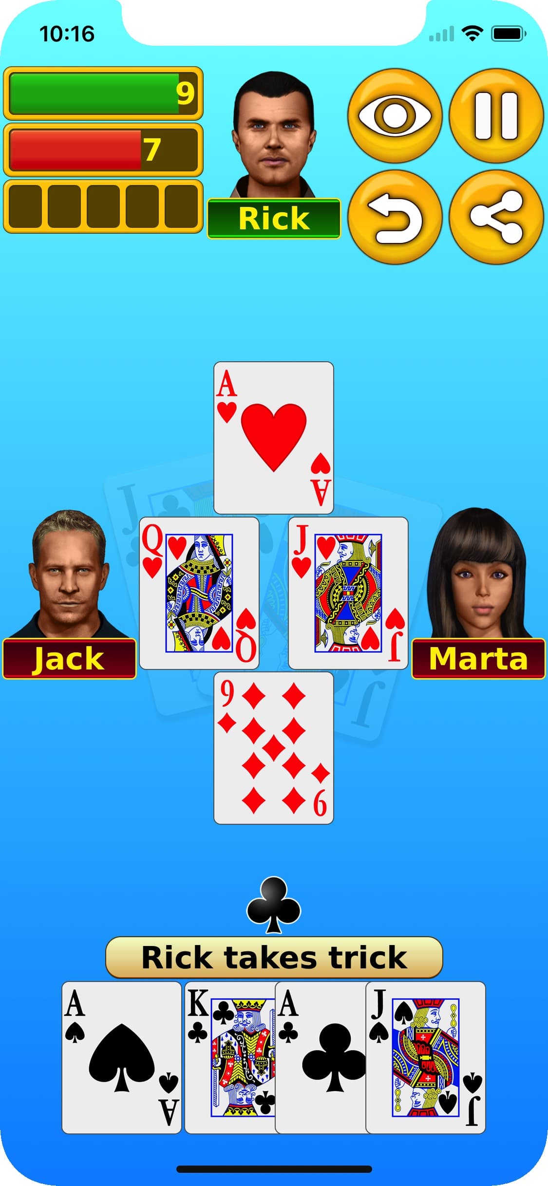 Euchre - Play online & offline screenshot 2 - screenshot