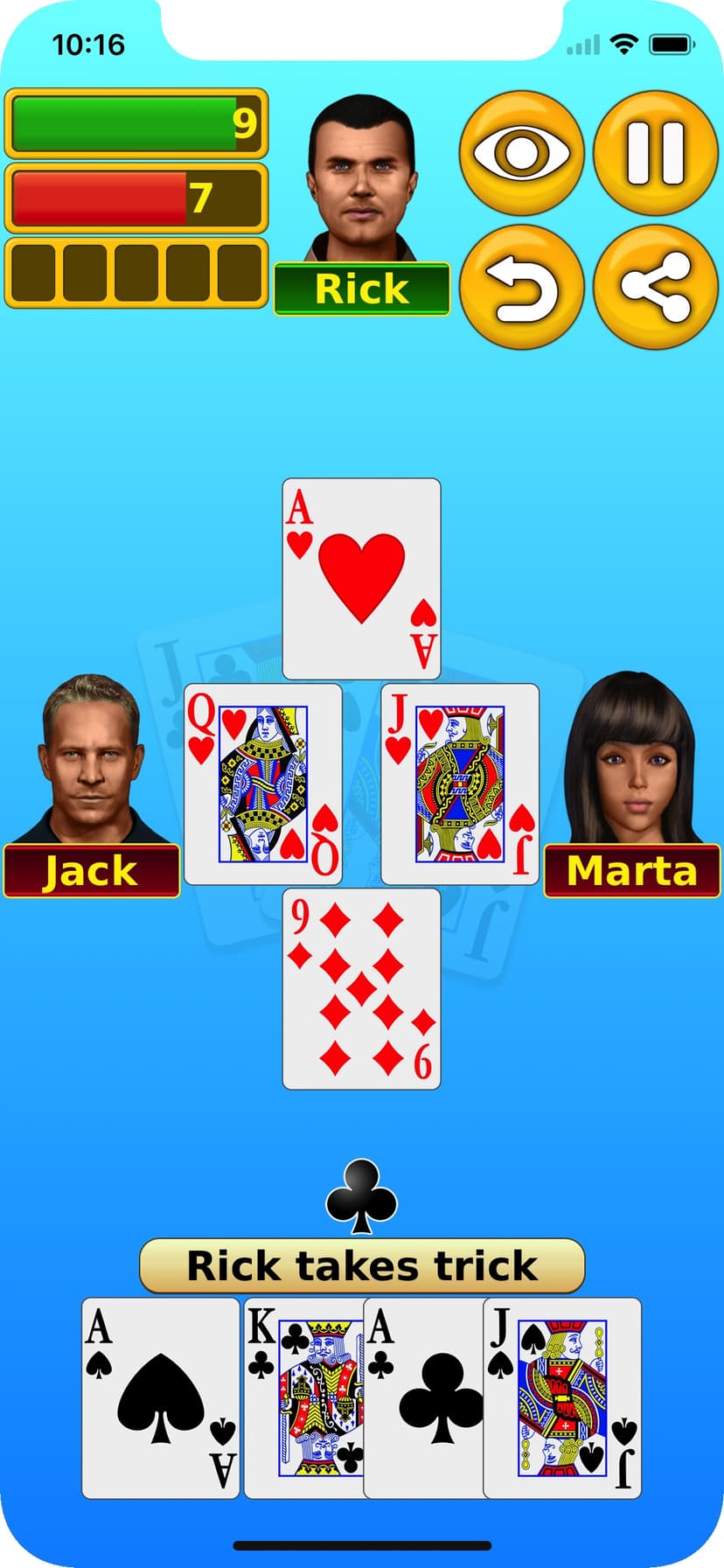 Euchre - Play online & offline screenshot 2 - screenshot