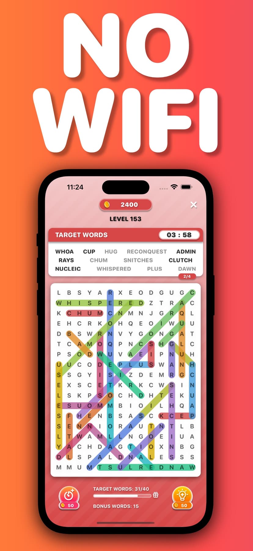 Word Search - No Ads, No Wifi screenshot 3 - screenshot