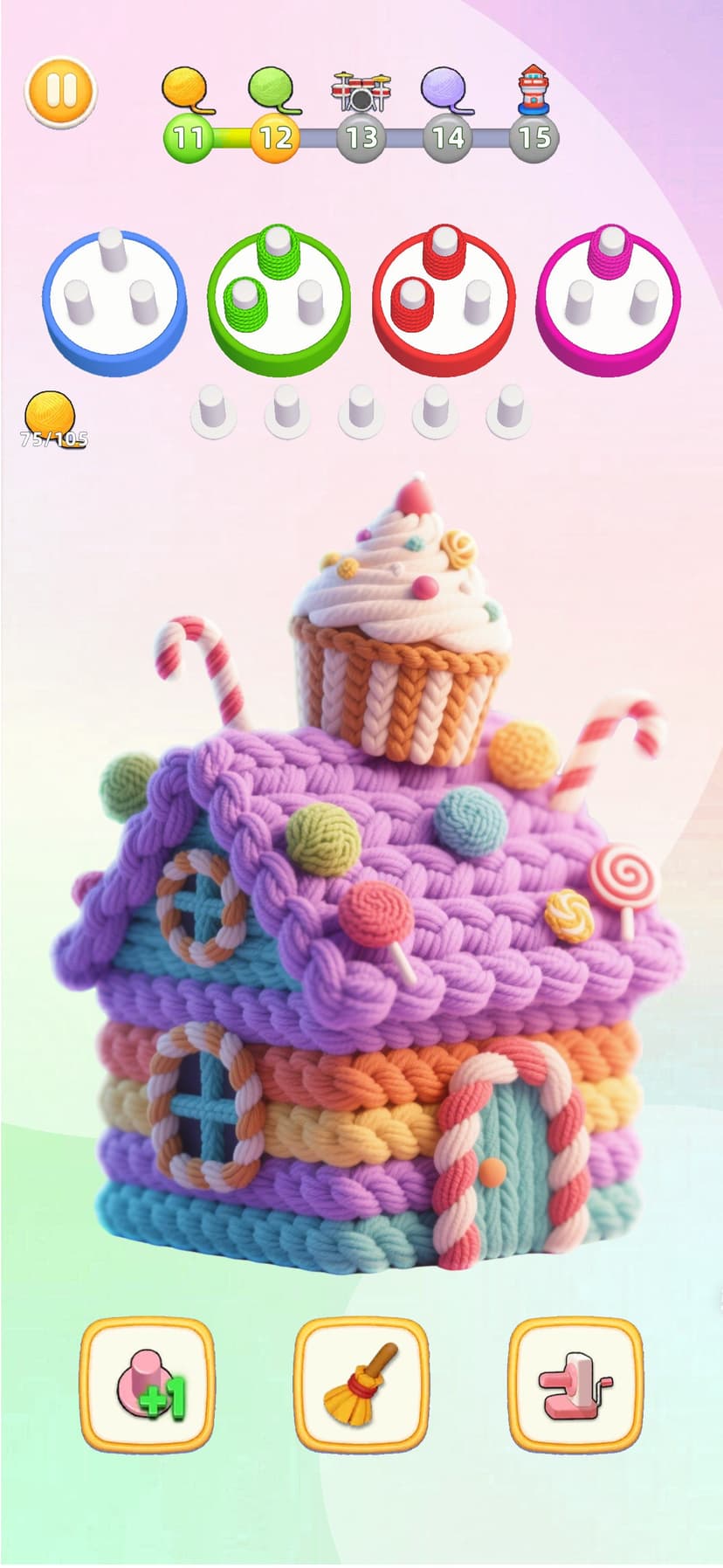 Wool Craze -Yarn Color Sort 3D screenshot 6 - screenshot