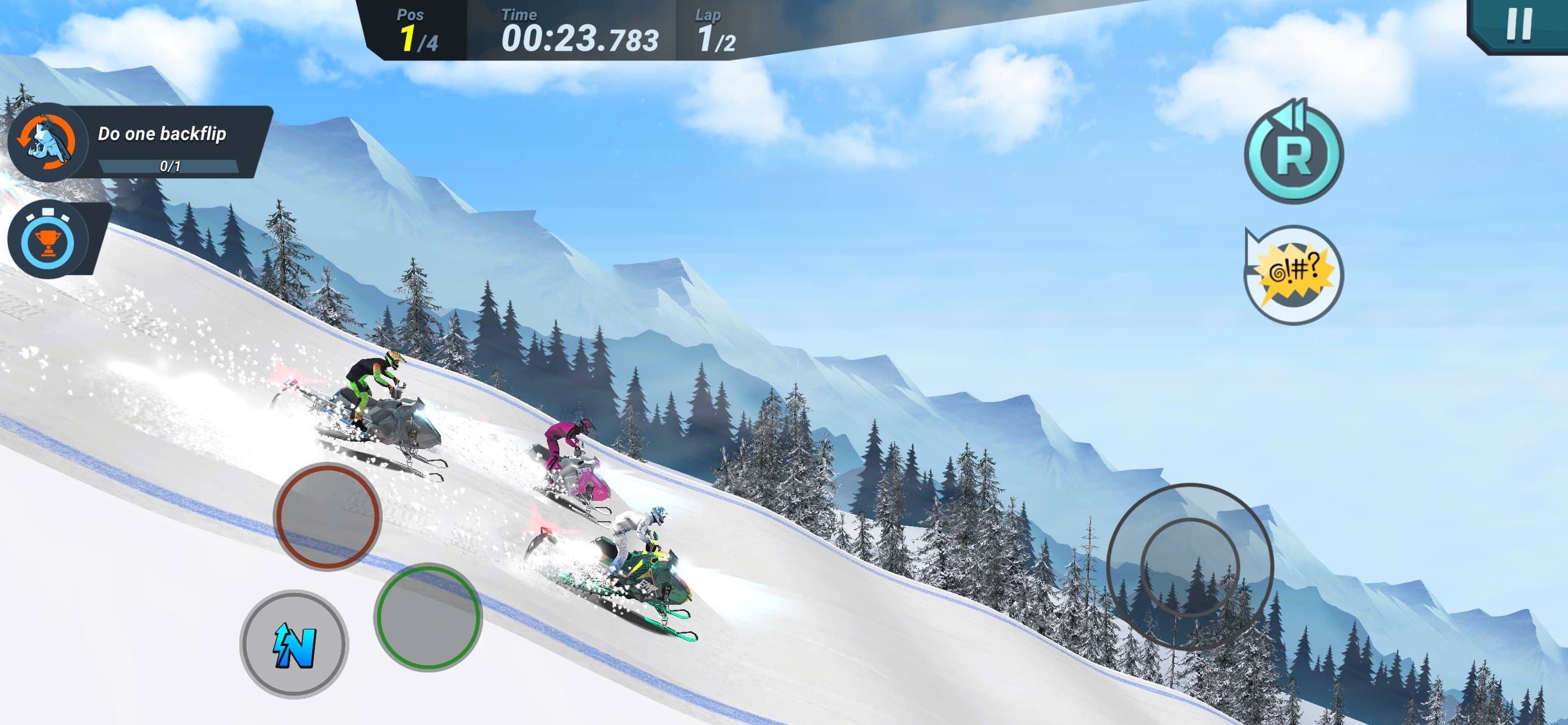 Mad Skills Snocross screenshot 1 - screenshot