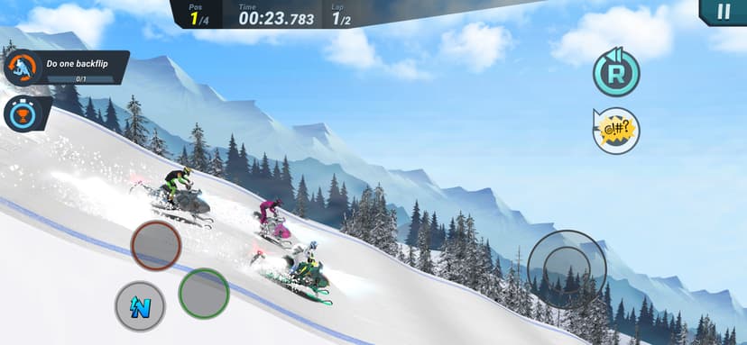 Mad Skills Snocross screenshot 1 - screenshot