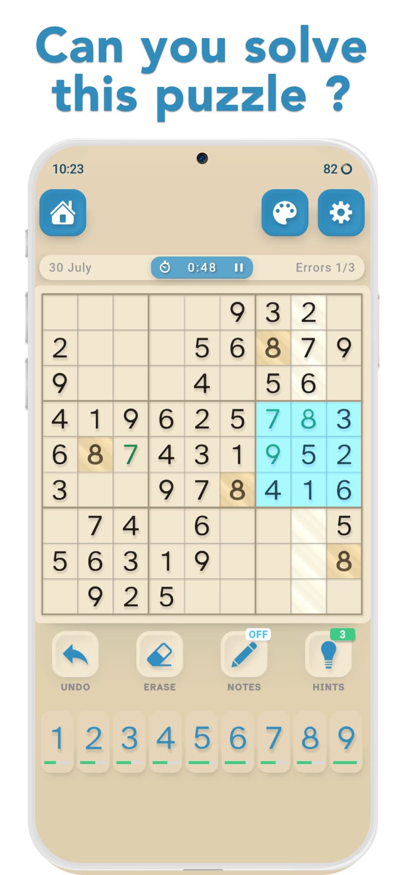 Sudoku Daily - Sudoku Puzzle screenshot 5 - screenshot