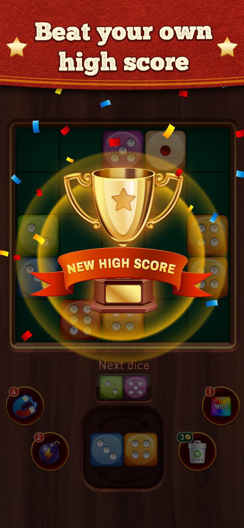 Woody Dice Merge Puzzle screenshot 4 - screenshot
