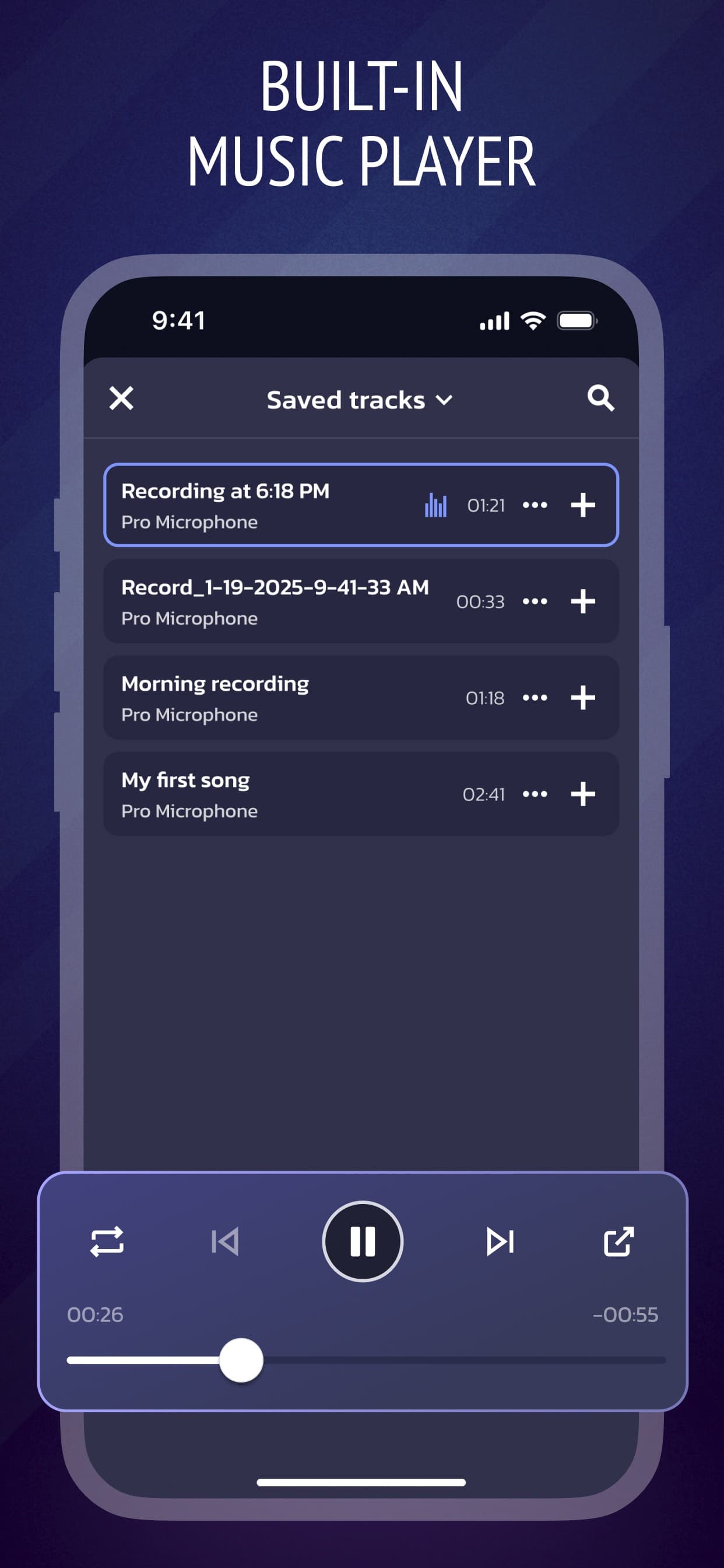 Pro Microphone: Voice Record screenshot 6 - screenshot