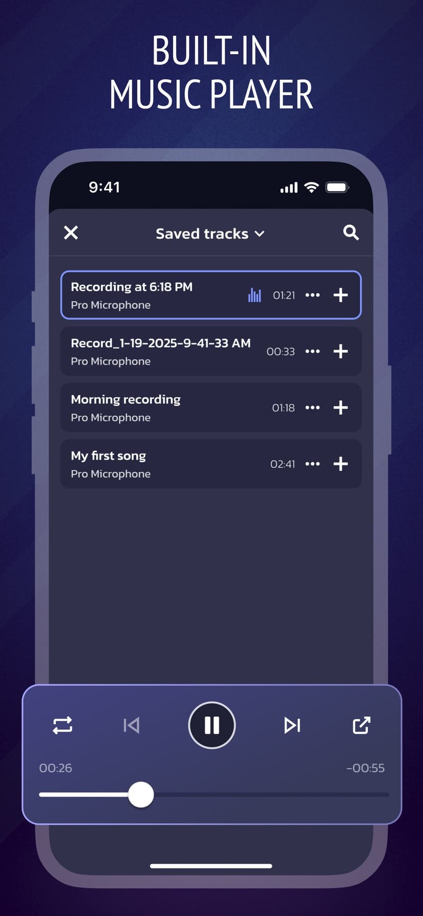Pro Microphone: Voice Record screenshot 6 - screenshot