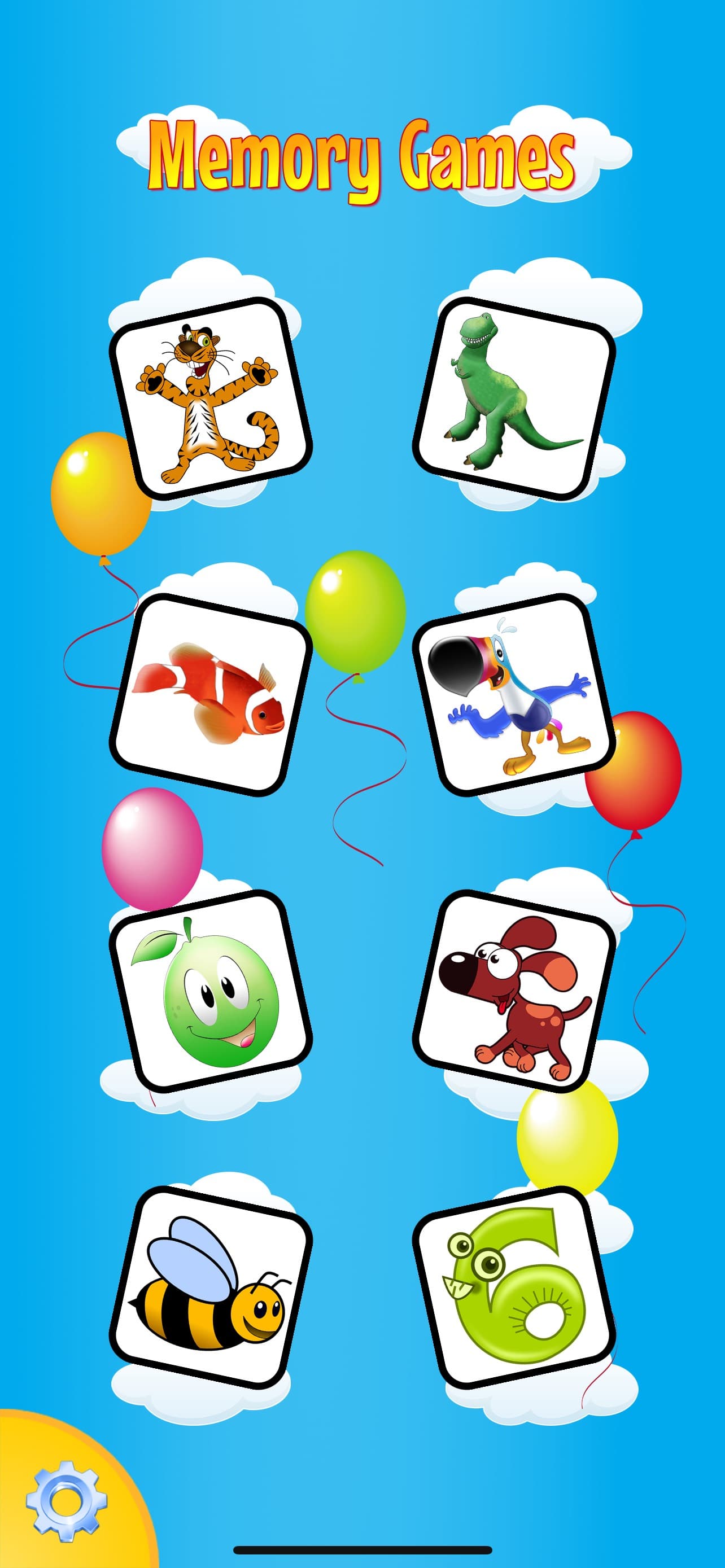 Memory Games with Animals 2 screenshot 1 - screenshot