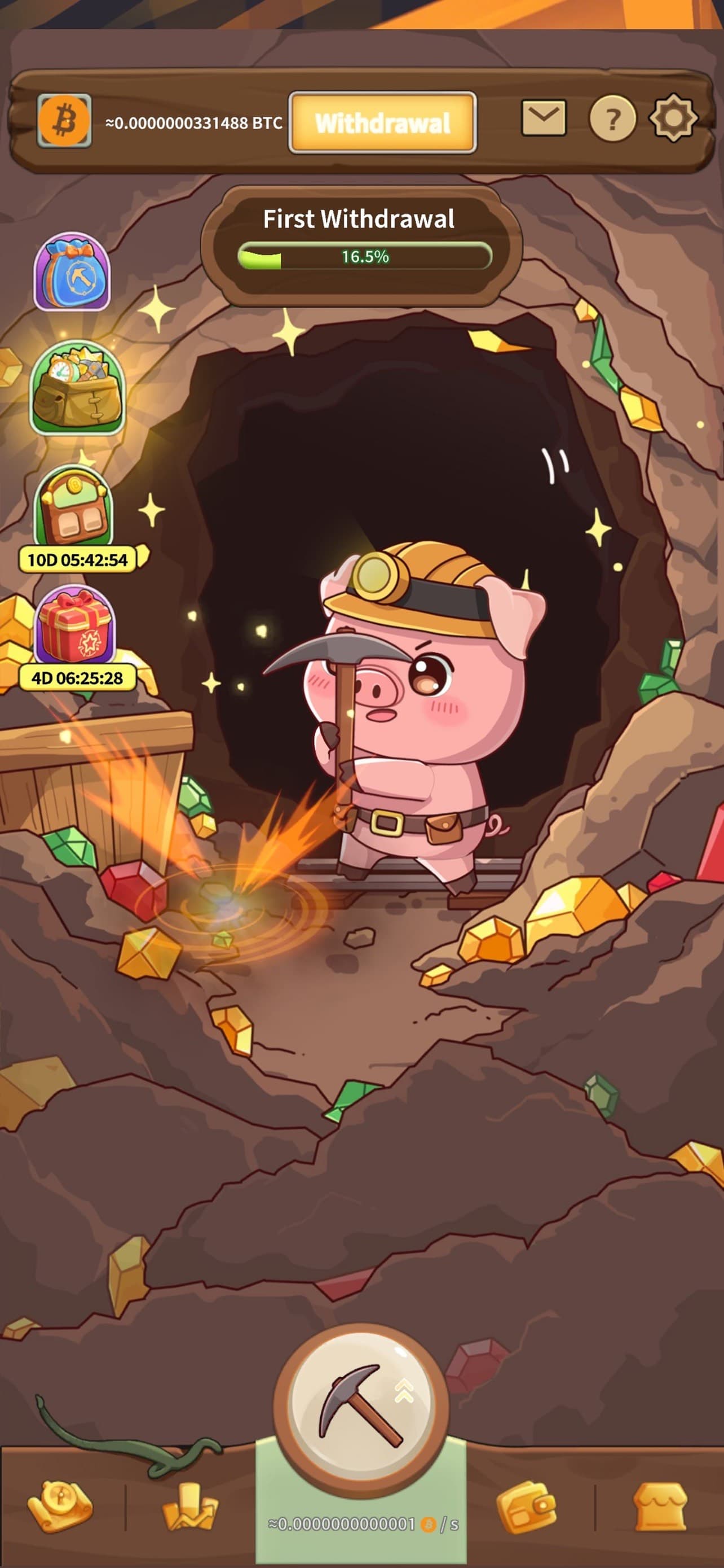Crypto Fortune Tycoon-BTCMiner screenshot 1 - screenshot