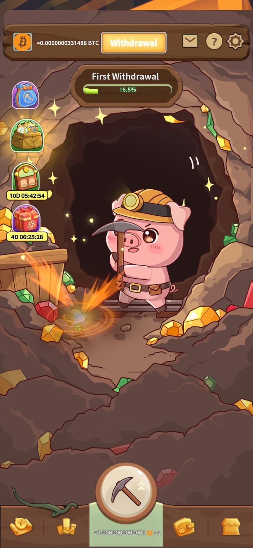 Crypto Fortune Tycoon-BTCMiner screenshot 1 - screenshot