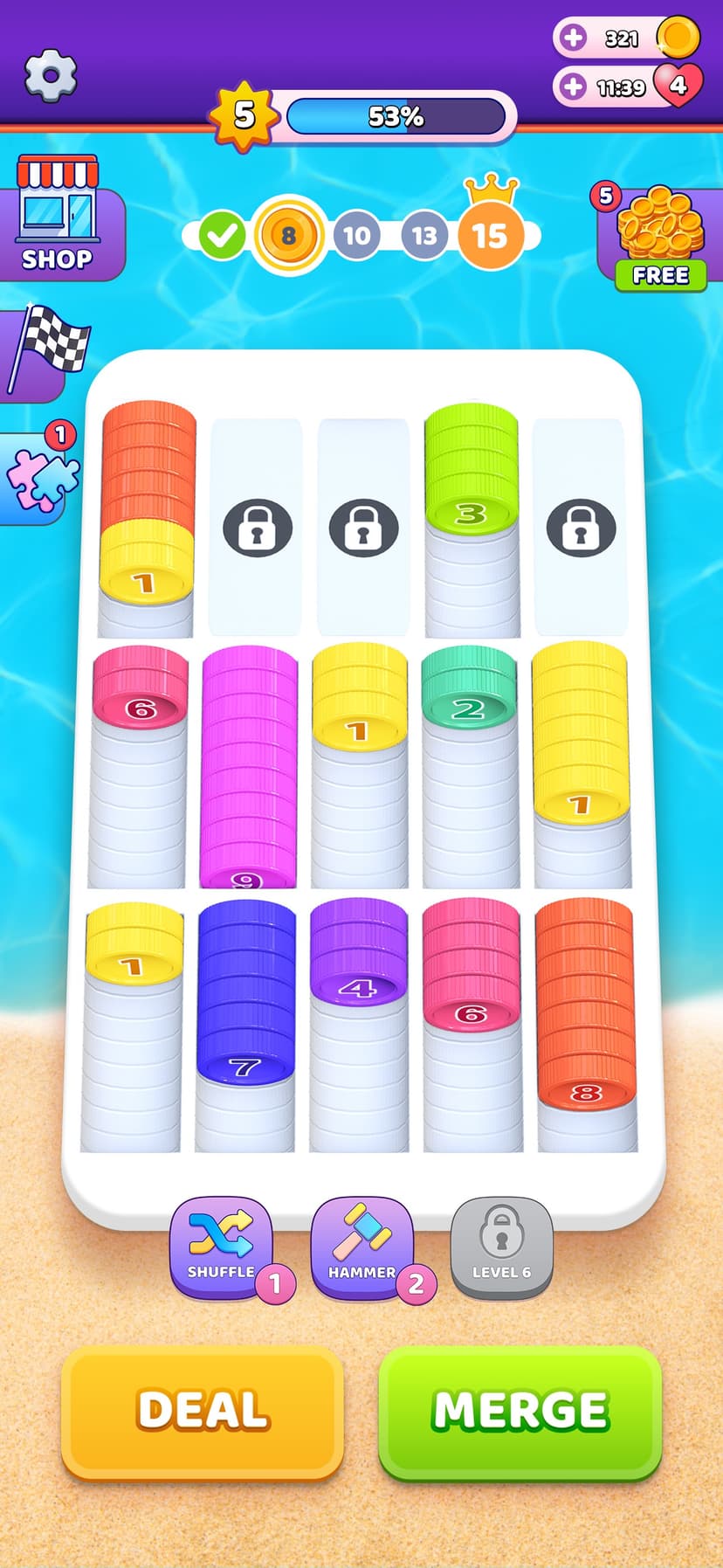 Coin Sort screenshot 2 - screenshot