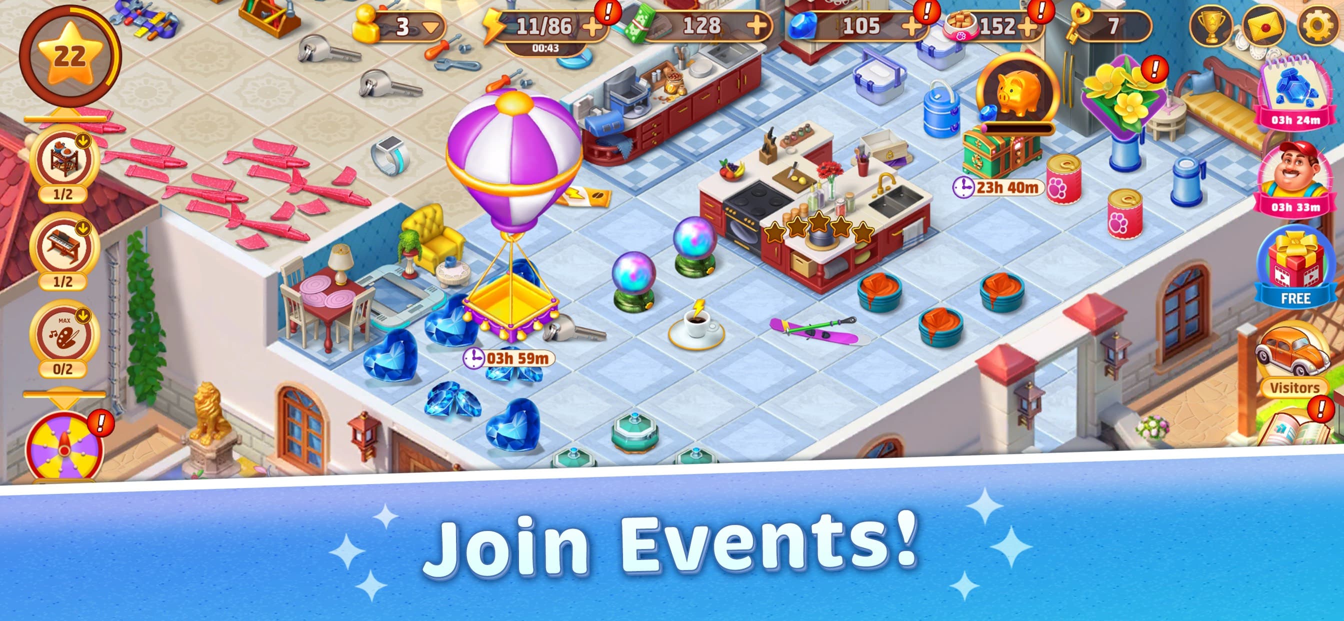 Travel Merge Family Game screenshot 5 - screenshot