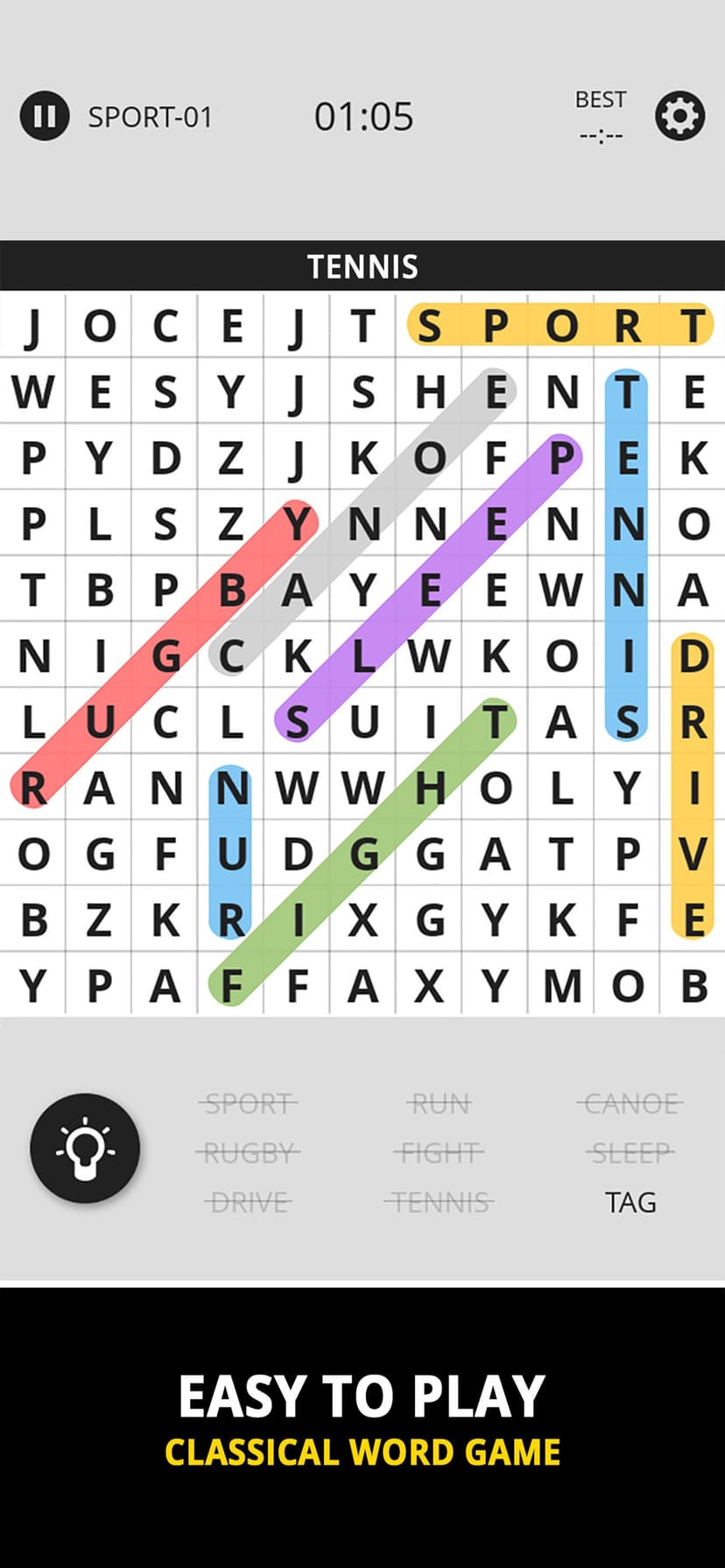 Word Search : Brain Training screenshot 1 - screenshot