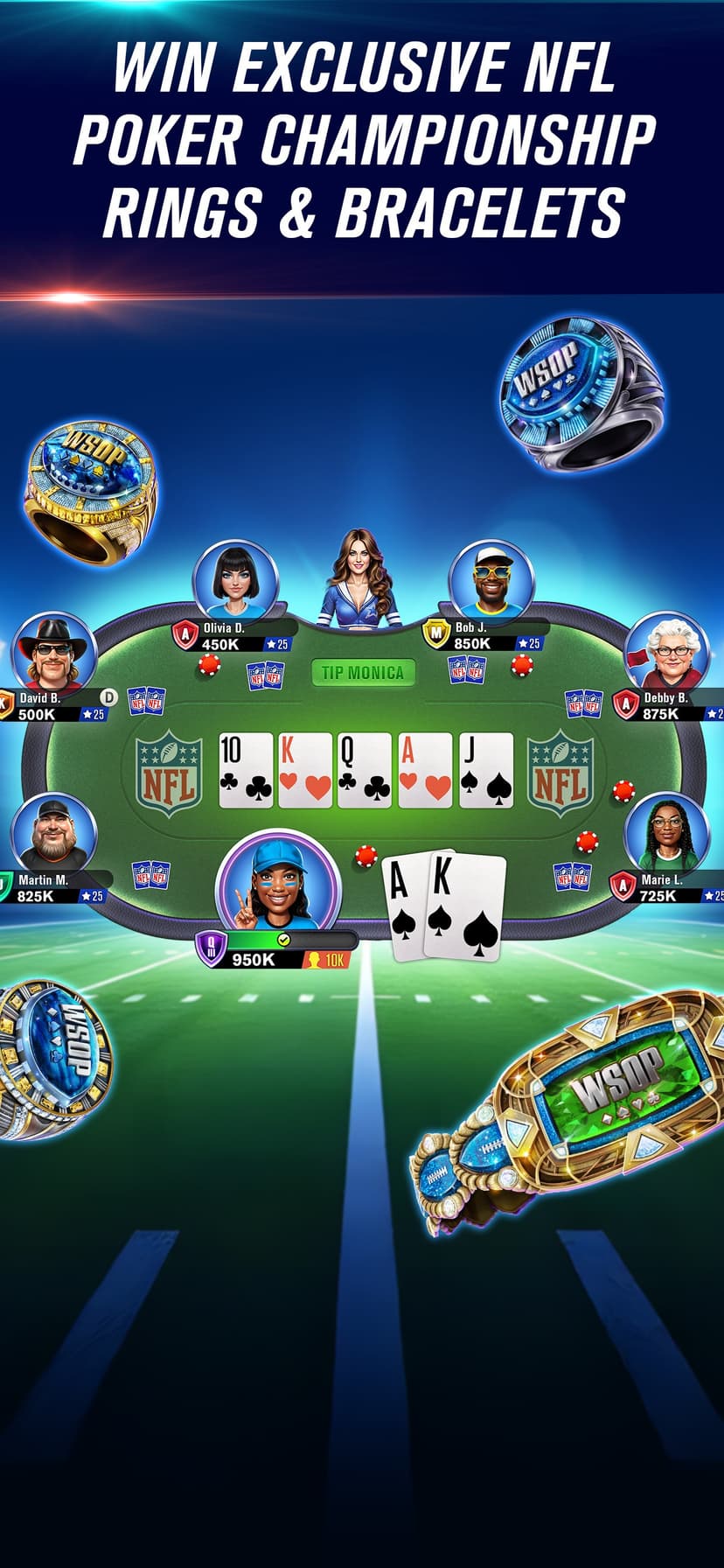 WSOP Poker: Texas Holdem Game screenshot 1 - screenshot