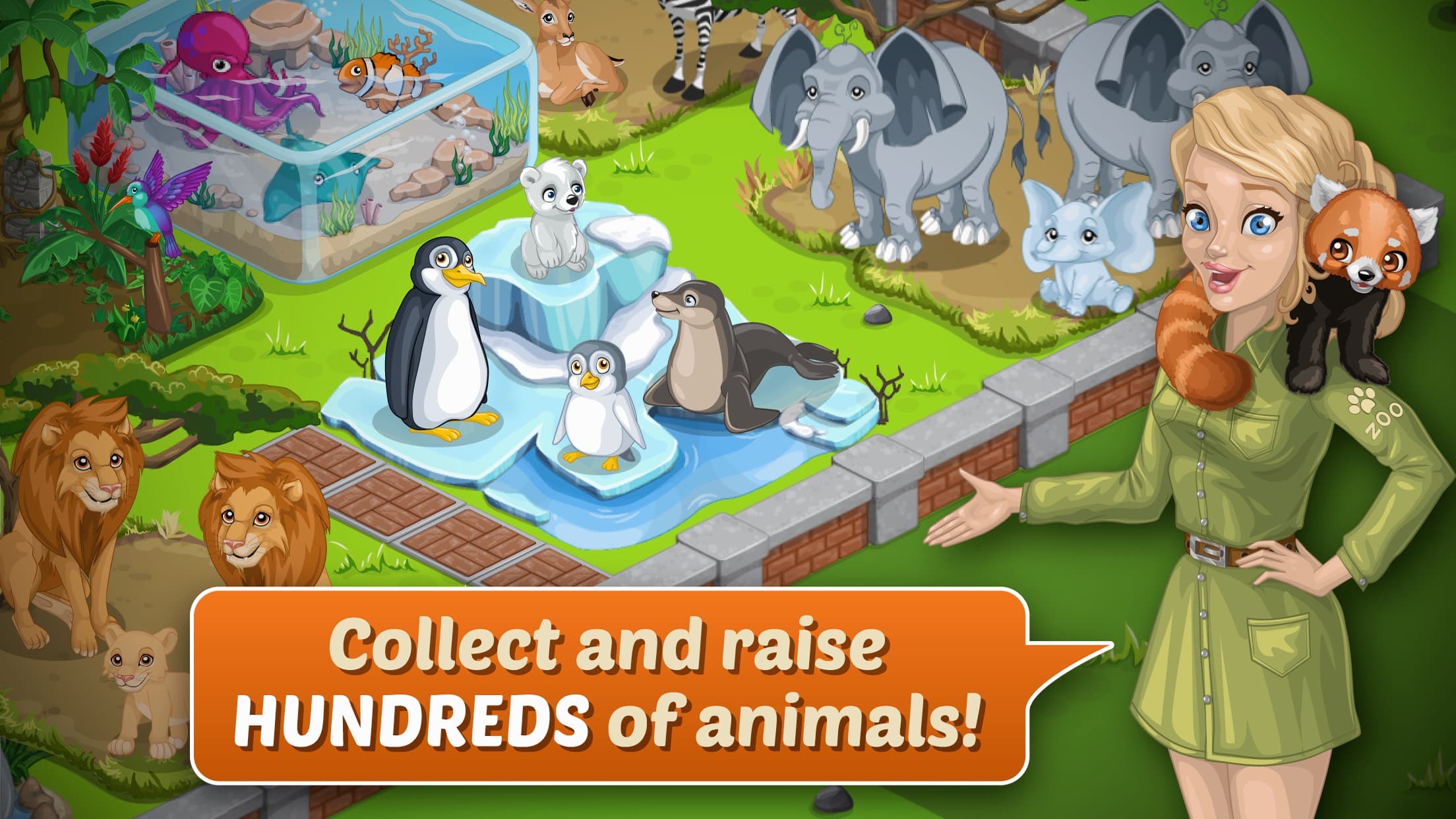 Happy Zoo - Wild Animals screenshot 3 - screenshot