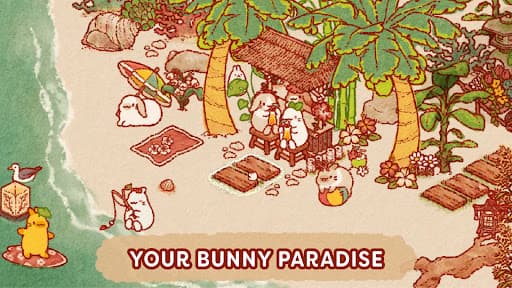 Usagi Shima: Cute Bunny Game screenshot 3 - screenshot