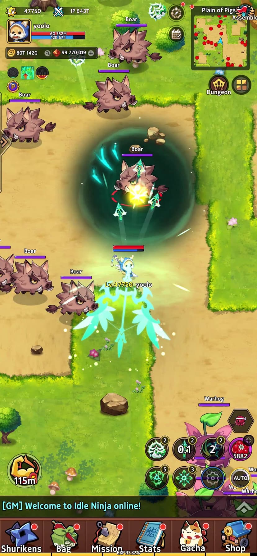 Idle Ninja Online screenshot 5 - screenshot