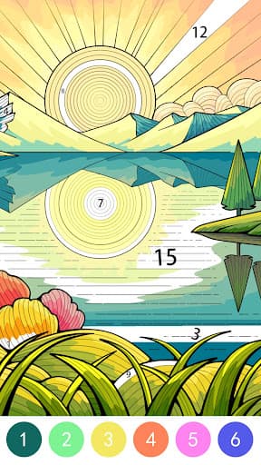 Tangle Color by Number Book screenshot 2 - screenshot