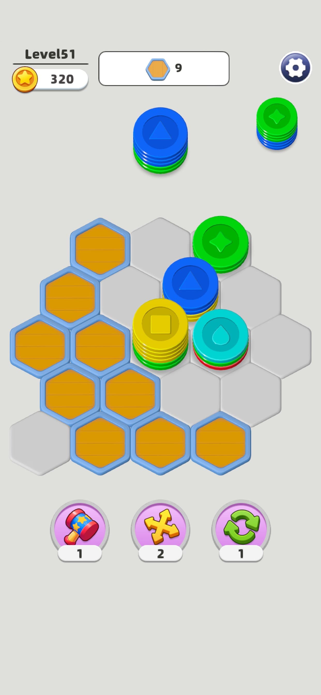 Hexa Coin Match screenshot 3 - screenshot