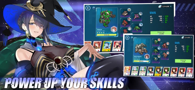 Epic Mecha Girls: Anime RPG screenshot 4 - screenshot
