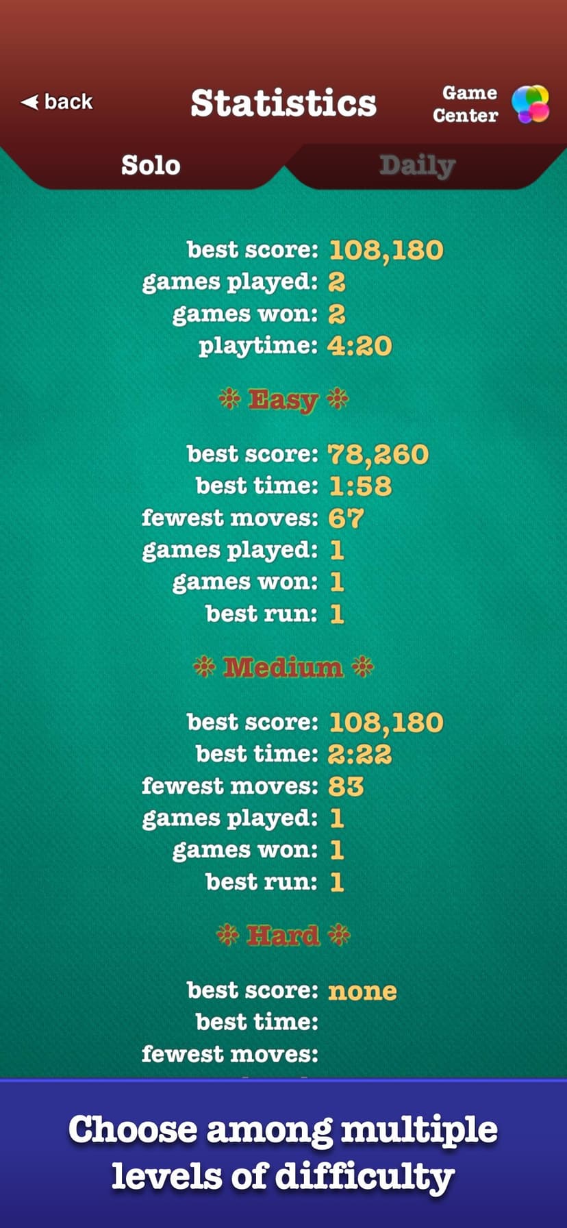 Solitaire ▻ Spiderette screenshot 4 - screenshot