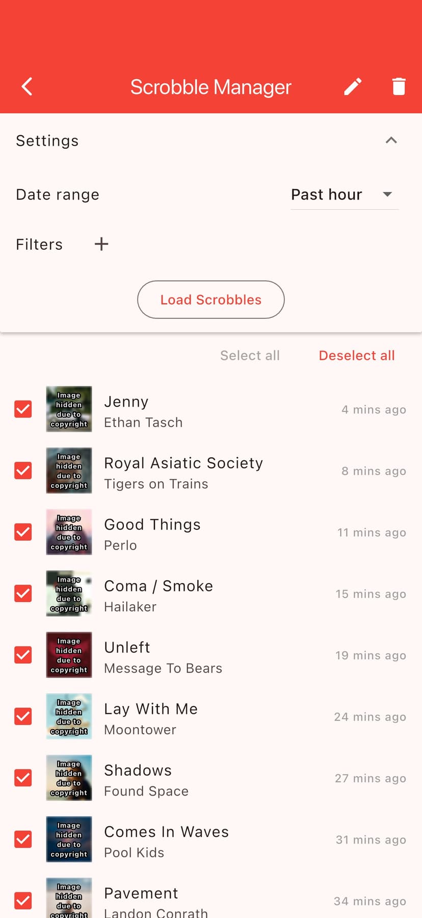 Finale for Last.fm screenshot 6 - screenshot