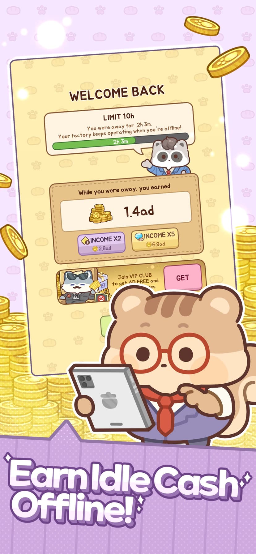 Raccoon Bread Inc: Idle Tycoon screenshot 6 - screenshot