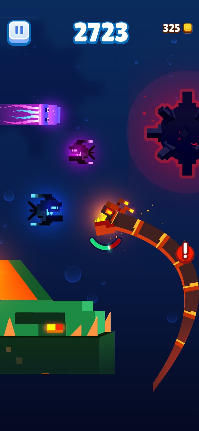 Fishy Bits 2 : Fish Survival screenshot 2 - screenshot