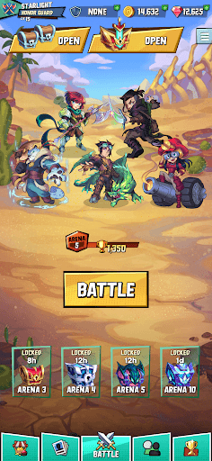 Puzzle Brawl: Match 3 PvP RPG screenshot 5 - screenshot